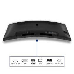 Monitor Philips 86,4cm (34,0") 34B2U3600C 21:09 HDMI+DP+USB-C