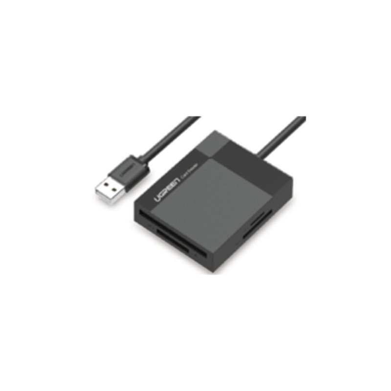 Ugreen czytnik kart pamięci SD/microSD / CF/MS z kablem USB 3.0 1m CR125 (czarny) Ugreen czytnik kart pamięci SD/microSD / CF/MS z kablem USB 3.0 1m CR125 (czarny)
