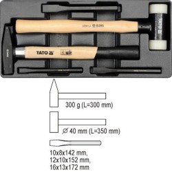 Yato YT-5540 młotek Zestaw młotków Czarny, Biały, Drewno