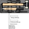 Yato YT-5540 młotek Zestaw młotków Czarny, Biały, Drewno