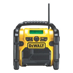 DeWALT DCR020-QW radio Przenośny Cyfrowy Czarny, Żółty