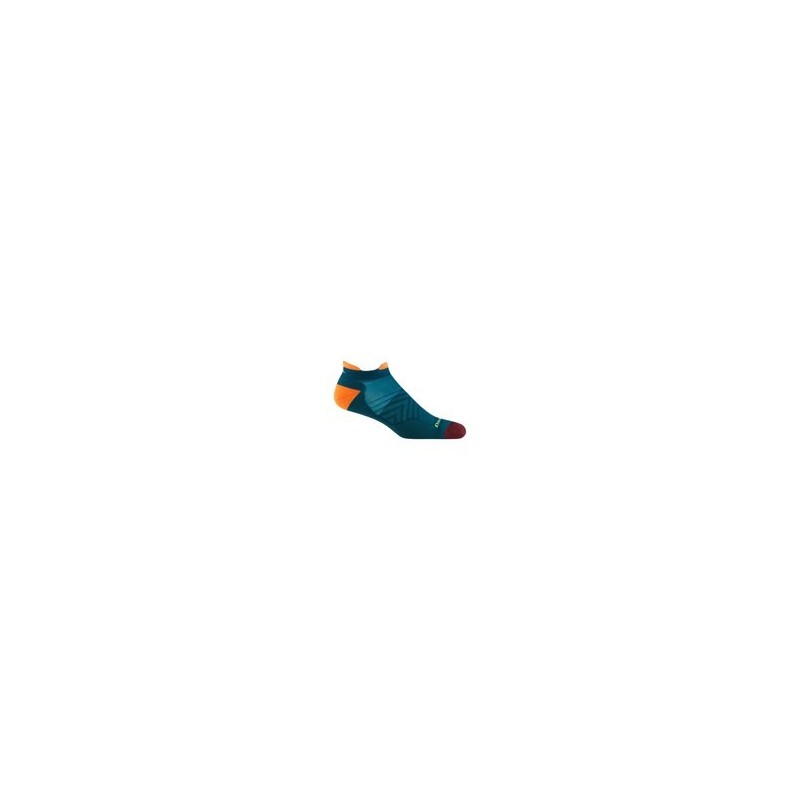 Skarpety biegowe Darn Tough Run No Show Tab Ultra-Lightweight with Cushion - dark teal rozmiar: l