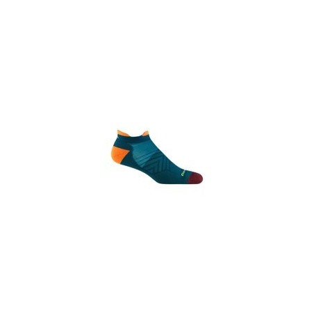 Skarpety biegowe Darn Tough Run No Show Tab Ultra-Lightweight with Cushion - dark teal rozmiar: l