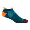 Skarpety biegowe Darn Tough Run No Show Tab Ultra-Lightweight with Cushion - dark teal rozmiar: l