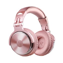 Słuchawki bezprzewodowe Oneodio Pro10 różowo-złote