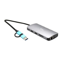 I-TEC USB 3.0 3X LCD NANO DOCK/USB 3.0 USB-C/TB3 LAN PD 100W