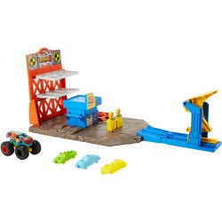 Hot Wheels Monster Trucks Demolka na stacji HFB12 MATTEL