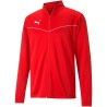 Bluza męska Puma teamRISE Training Poly Jacket czerwona 657392 01 XL