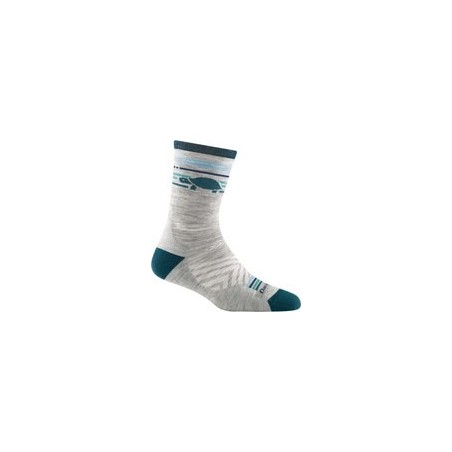 Skarpety damskie Darn Tough Pacer Micro Crew Ultra-Lightweight with Cushion - gray rozmiar: m