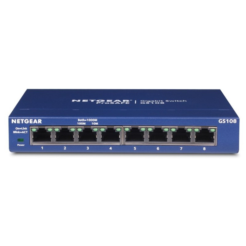 SWITCH NETGEAR GS108GE SWITCH NETGEAR GS108GE