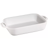 Prostokątny półmisek ceramiczny STAUB 40511-151-0 - biały 4.5 ltr