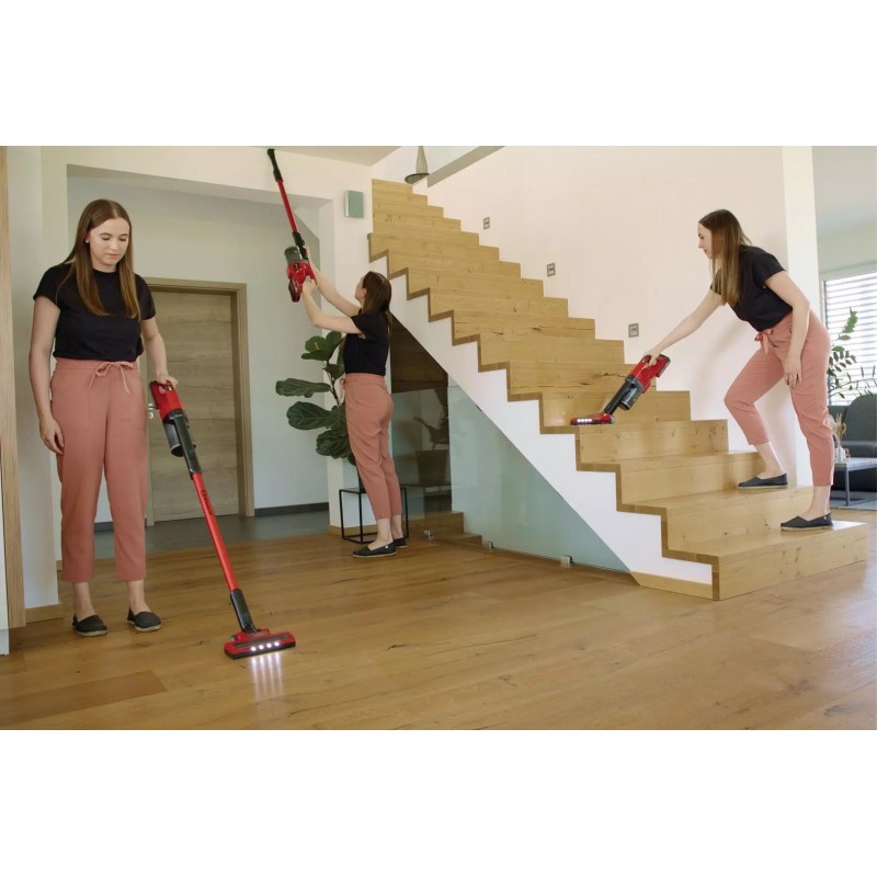 Einhell TE-SV 18 Li-Solo 2-in-1 stick vacuum Bateria Suchy Bez worka Czarny, Czerwony Einhell TE-SV 18 Li-Solo 2-in-1 stick vacuum Bateria Suchy Bez worka Czarny, Czerwony