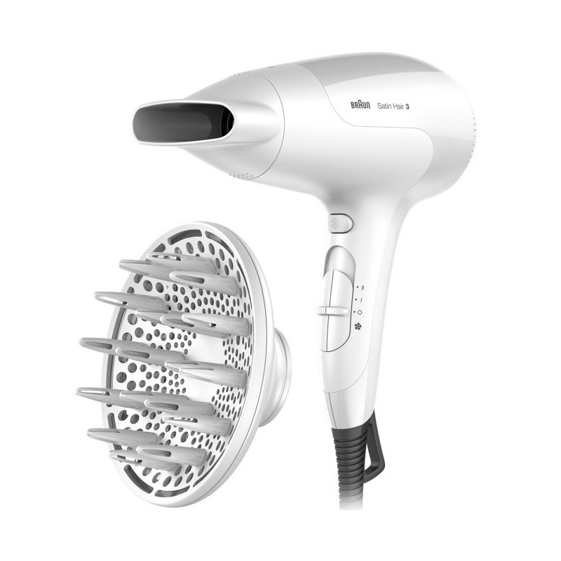 Braun Satin Hair 3 HD 385 suszarka do włosów 2000 W Biały Braun Satin Hair 3 HD 385 suszarka do włosów 2000 W Biały