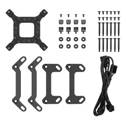 DeepCool LQ360 Procesor Zestaw do chłodzenia płynami 12 cm Czarny 1 szt.