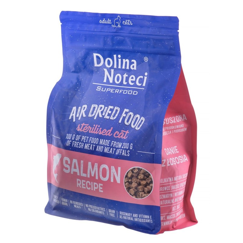 Dolina Noteci Superfood Sterylised Łosoś 1KG dla kota