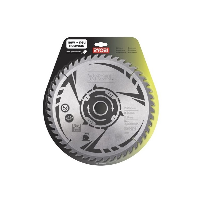 Ryobi SB254T48A1 ostrze do piły tarczowej 25,4 cm 1 szt.
