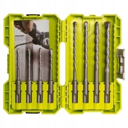 165305 RYOBI Zestaw wierteł do betonu SDS+ - 8 sztuk
