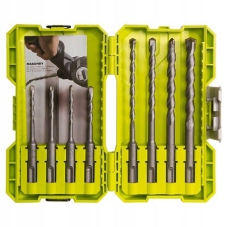 165305 RYOBI Zestaw wierteł do betonu SDS+ - 8 sztuk