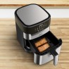 Tefal Easy Fry & Grill EY505D Pojedyńczy 4,2 l Autonomiczny 1550 W Frytkownica na gorące powietrze Stal nierdzewna