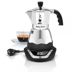 Kawiarka elektryczna BIALETTI Moka Timer (365 W kolor srebrny)