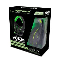 ESPERANZA SŁUCHAWKI Z MIKROFONEM DLA GRACZY VENOM EGH380
