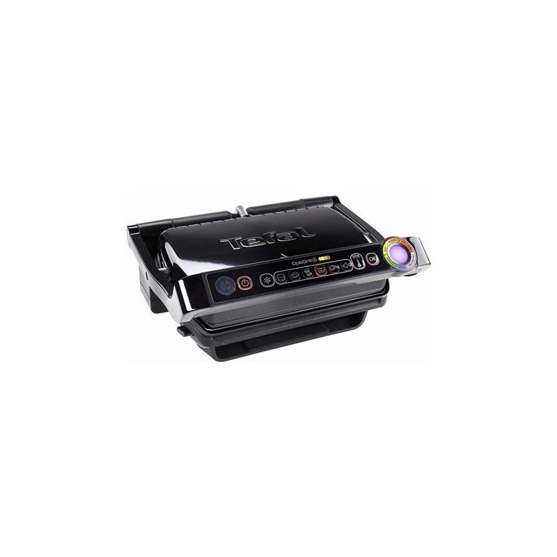 Grill elektryczny Tefal OptiGrill+ GC 714834 (Forma do pieczenia składany 2000W kolor czarny)