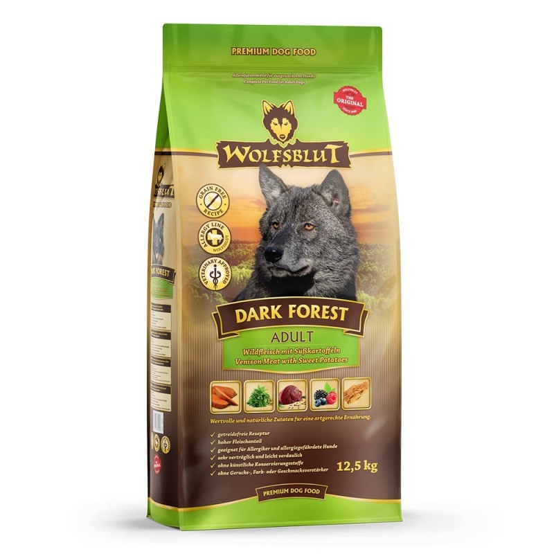 WOLFSBLUT Dark Forest fierce/sweet potatos 12,5kg WOLFSBLUT Dark Forest fierce/sweet potatos 12,5kg