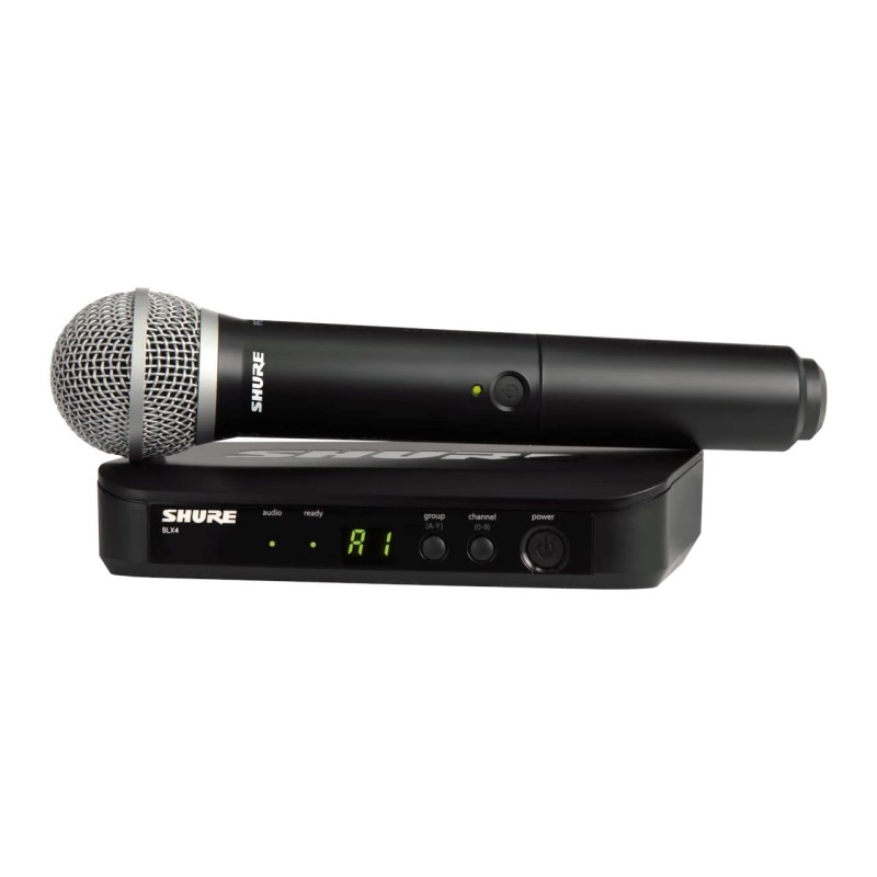 Shure BLX24E/PG58-H8E - bezprzewodowy system wokalny z mikrofonem PG58 Shure BLX24E/PG58-H8E - bezprzewodowy system wokalny z mikrofonem PG58