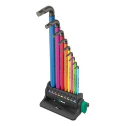 Zestaw kluczy trzpieniowych 950/9 HEX-PLUS MULTICOLOUR 3 9CZR