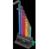 Zestaw kluczy trzpieniowych 950/9 HEX-PLUS MULTICOLOUR 3 9CZR