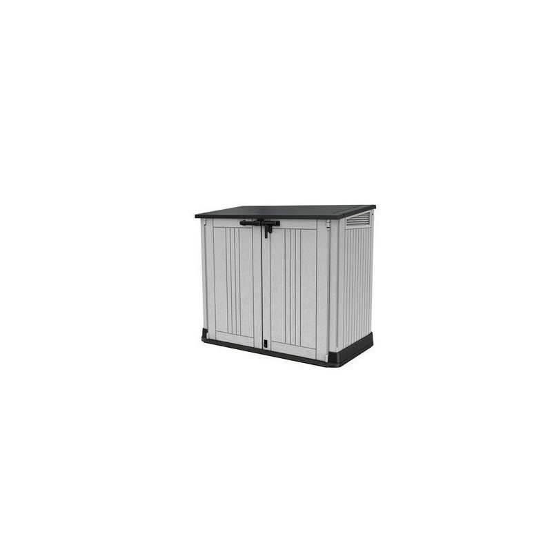KETER SKRZYNIA OGRODOWA-BALKONOWA MIDI SZARO-CZARNA 132x71,5x113,5cm