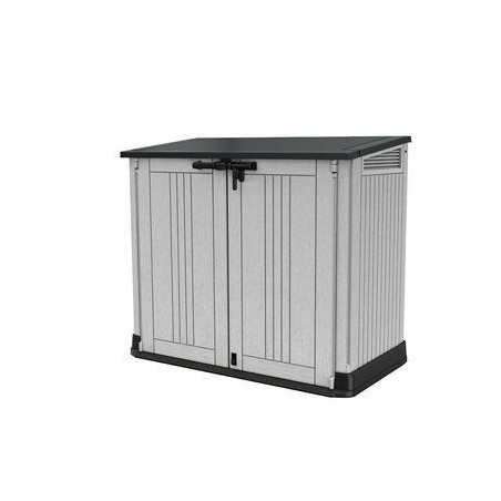 KETER SKRZYNIA OGRODOWA-BALKONOWA MIDI SZARO-CZARNA 132x71,5x113,5cm