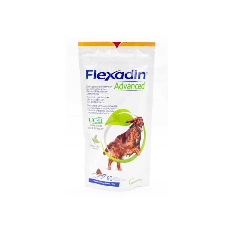 Vetoquinol Flexadin advanced kąski dla psa 60Tab Vetoquinol Flexadin advanced kąski dla psa 60Tab