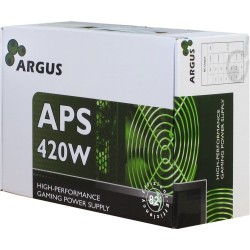Zasilacz Inter-Tech Argus APS - 420 W - 115 - 230 V - 47 - 63 Hz - +12V1,+12V2,+3,3V,+5V,+5Vsb,-12V - Aktywny - 103 W