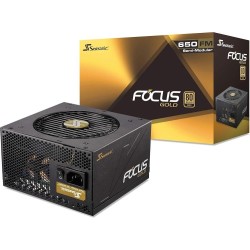 Seasonic Focus Gold 650 moduł zasilaczy 650 W 20+4 pin ATX ATX Czarny