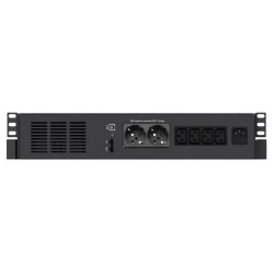 Zasilacz awaryjny UPS X4 600 RM Plus, 600VA, 360W, 4x C13, 2x FR/Schuko