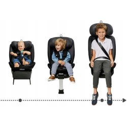 Kinderkraft fotelik I-360 black