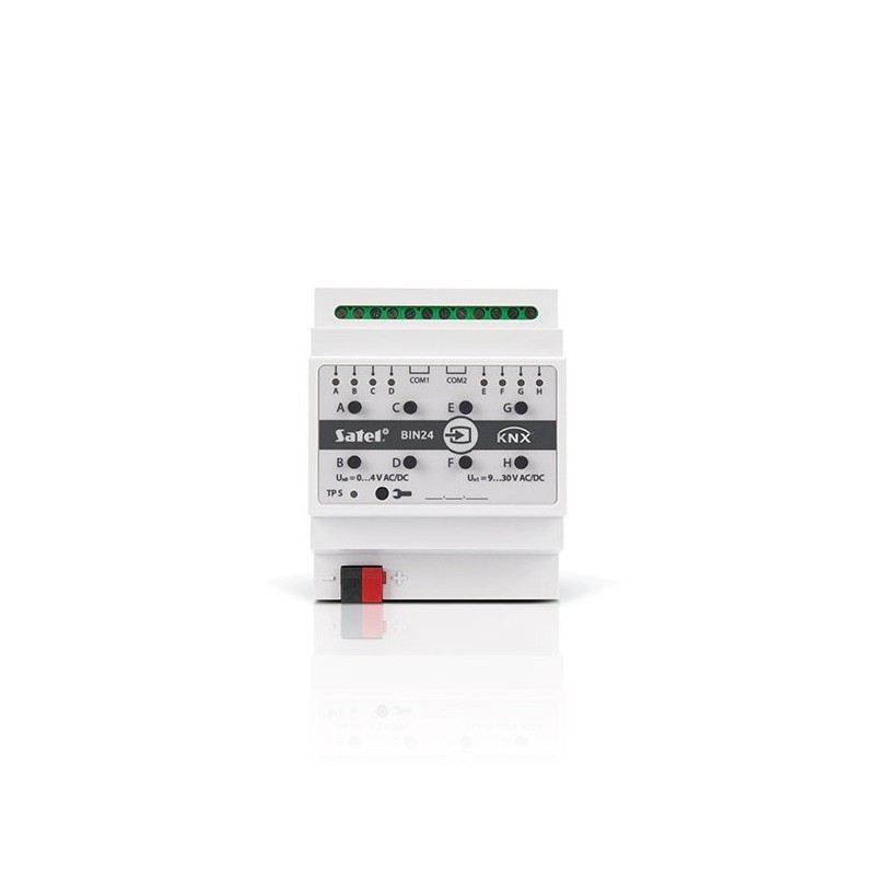 Satel KNX-BIN24 inteligentny dom - sterownik Montaż na szynie DIN 8 kan. Satel KNX-BIN24 inteligentny dom - sterownik Montaż na szynie DIN 8 kan.