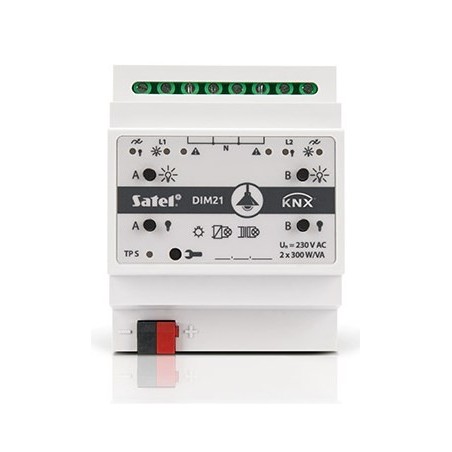 SATEL KNX 2-kanałowy aktor ściemniający KNX-DIM21