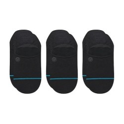 Stance Icon No Show 3 Pack Skarpety do tenisówek Czarny 3 par(y)