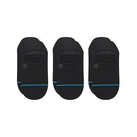 Stance Icon No Show 3 Pack Skarpety do tenisówek Czarny 3 par(y)
