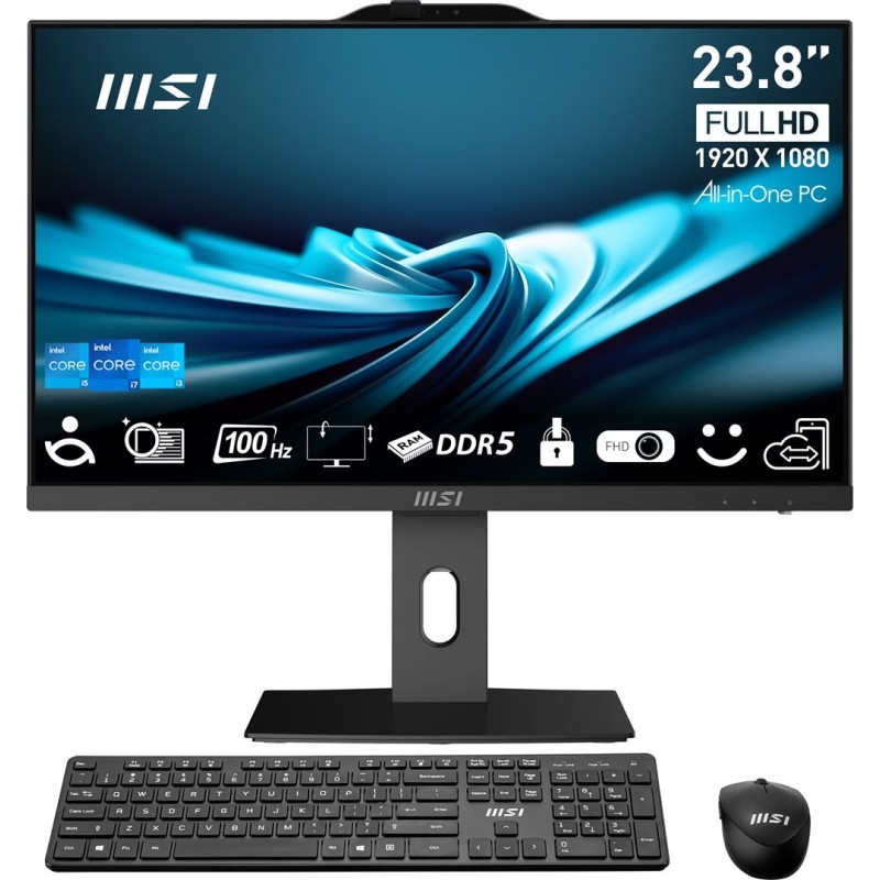MSI AIO PRO AP242P 14M-892XEU i5-14400 23,8" IPS LED FHD Non-Touch Anti-Glare 16GB SSD500GB M.2 AX211 WiFi 6E NoOS Black MSI AIO PRO AP242P 14M-892XEU i5-14400 23,8" IPS LED FHD Non-Touch Anti-Glare 16GB SSD500GB M.2 AX211 WiFi 6E NoOS Black