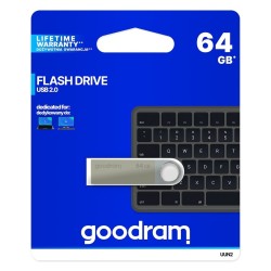 Pendrive GoodRam UUN2 UUN2-0640S0R11 (64GB USB 2.0 kolor srebrny)