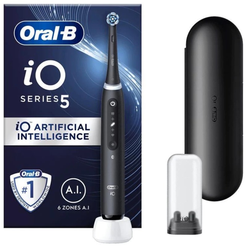 Oral-B IOSERIES5BL szczoteczka elektryczna Dorosły Wibrująca szczoteczka do zębów Czarny Oral-B IOSERIES5BL szczoteczka elektryczna Dorosły Wibrująca szczoteczka do zębów Czarny