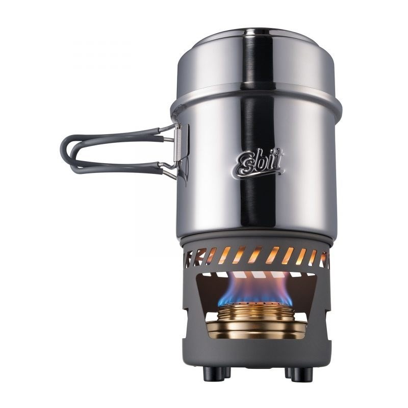 ESBIT Cookset z palnikiem alkoholowym Słoiczek 0,985 l Stal nierdzewna ESBIT Cookset z palnikiem alkoholowym Słoiczek 0,985 l Stal nierdzewna