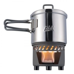 ESBIT Cookset for solid fuel Słoiczek 0,585 l Stal nierdzewna