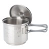 ESBIT Cookset for solid fuel Słoiczek 0,585 l Stal nierdzewna