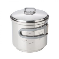 ESBIT Cookset for solid fuel Słoiczek 0,585 l Stal nierdzewna