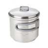 ESBIT Cookset for solid fuel Słoiczek 0,585 l Stal nierdzewna