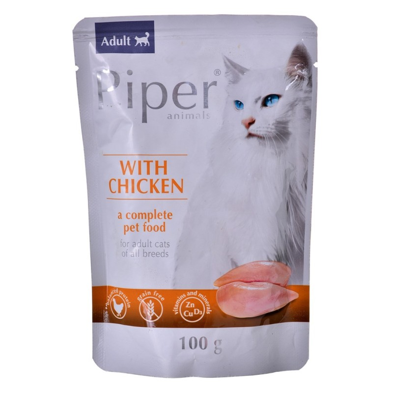 DOLINA NOTECI Piper z kurczakiem - mokra karma dla kota - 100g